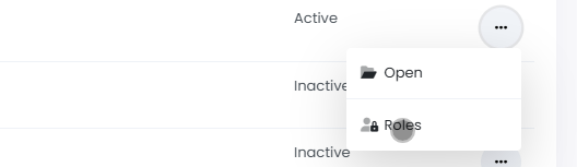 Screenshot of the Edit Roles Button