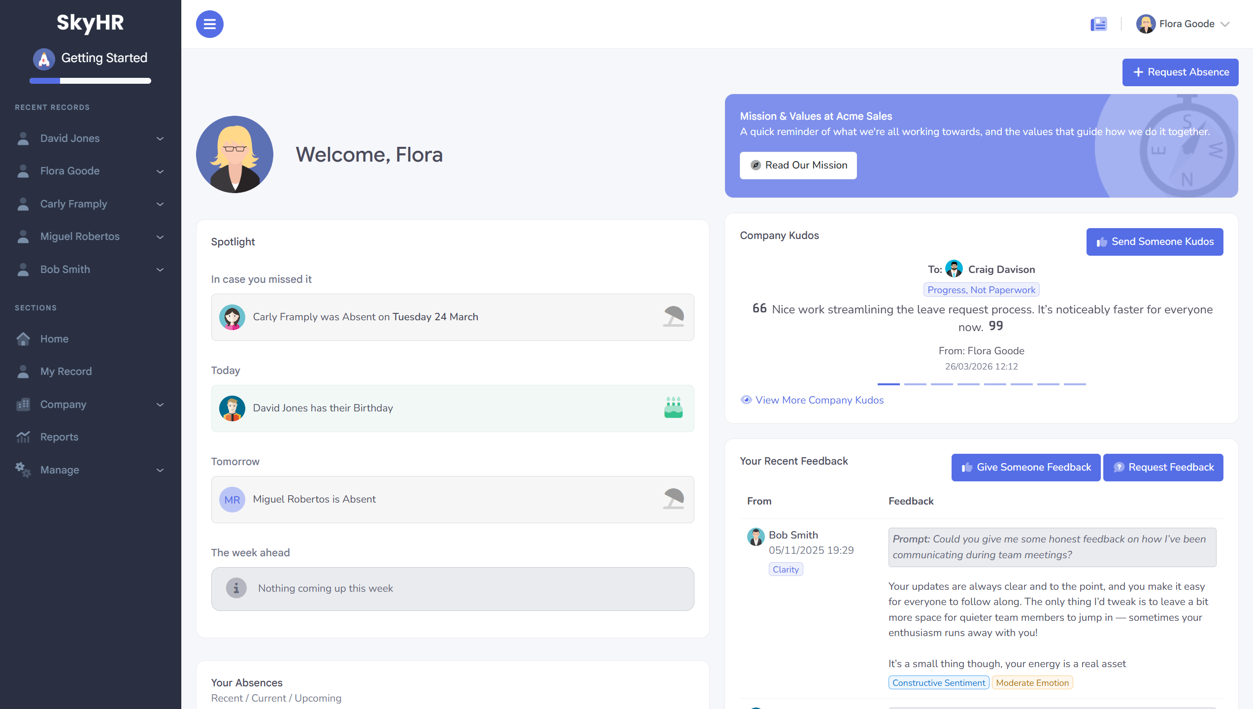 SkyHR - HR Software Built Around Mission and Values